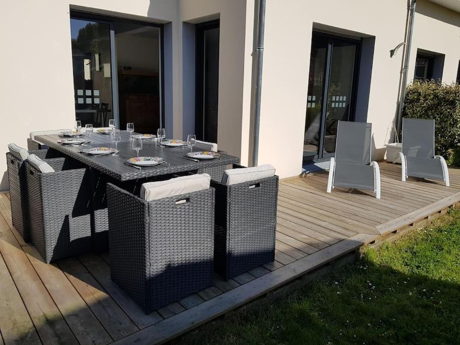 9 Pers 160 M² +Jardin- 10Mn Nantes -30Mn Mer Bouguenais Dış mekan fotoğraf