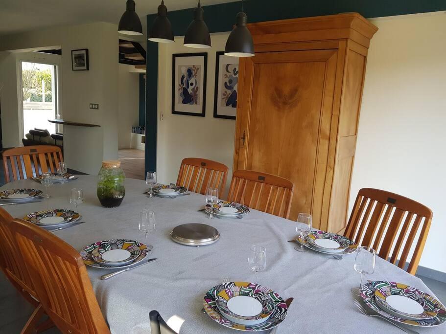 9 Pers 160 M² +Jardin- 10Mn Nantes -30Mn Mer Bouguenais Dış mekan fotoğraf