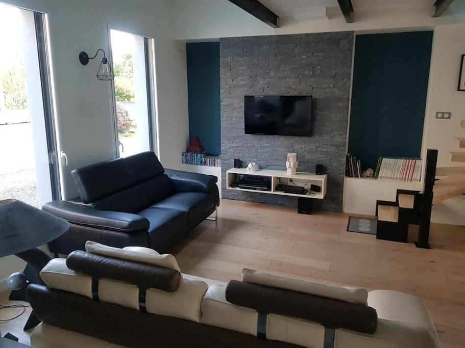 9 Pers 160 M² +Jardin- 10Mn Nantes -30Mn Mer Bouguenais Dış mekan fotoğraf