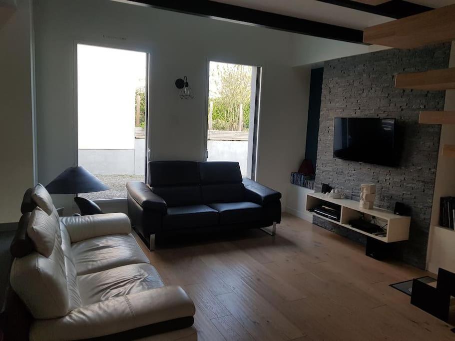 9 Pers 160 M² +Jardin- 10Mn Nantes -30Mn Mer Bouguenais Dış mekan fotoğraf